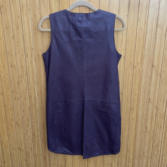 Rebecca Taylor Women’s Runaway Leather Dress - Picture 7 of 11